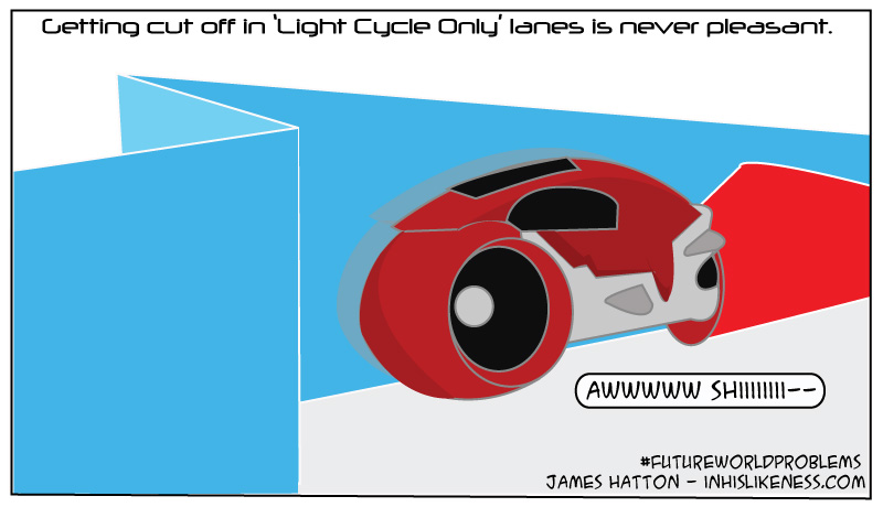 Future World Problems: Light Cycle Lanes